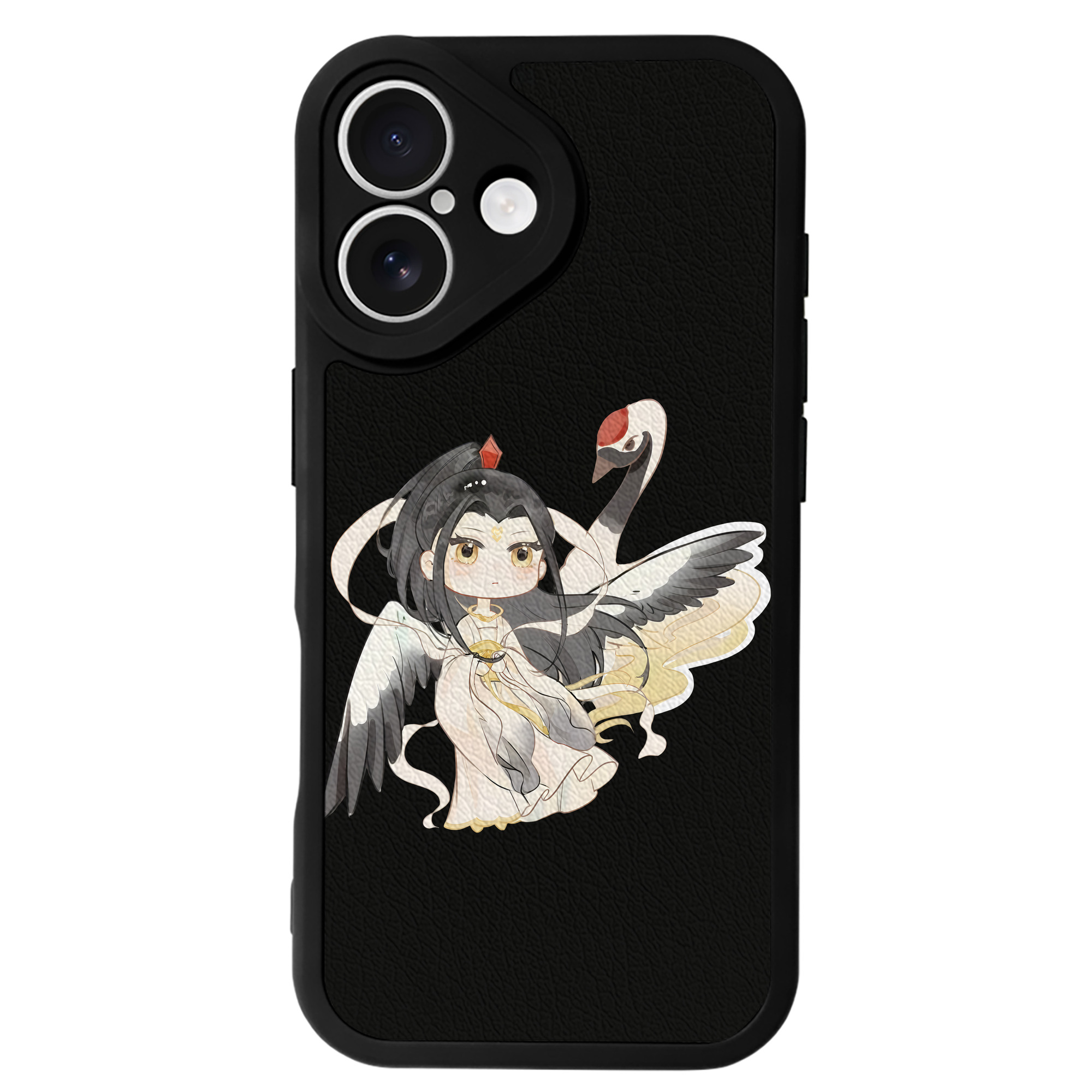 （画像用） Ne Zha 2 ナタ 魔童の大暴れ 【iPhone 16シリーズ対応】シリコンスマホケース（レザー調） 材質：シリコン